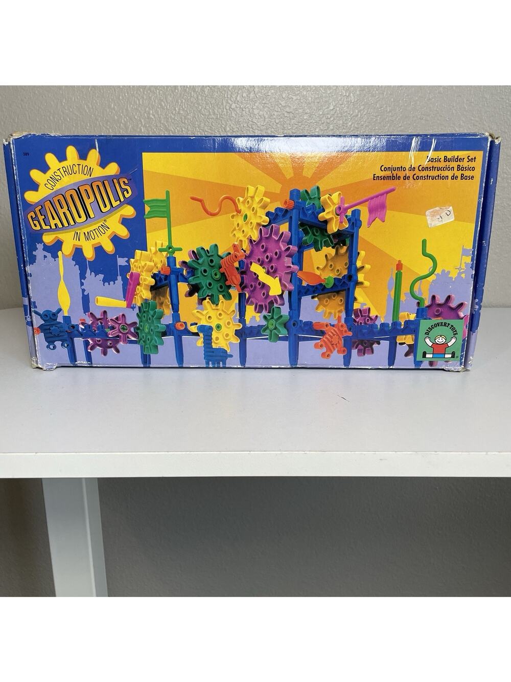 VTG Gearopolis Construction In Motion by Discovery Toys Gears Almost Complete
